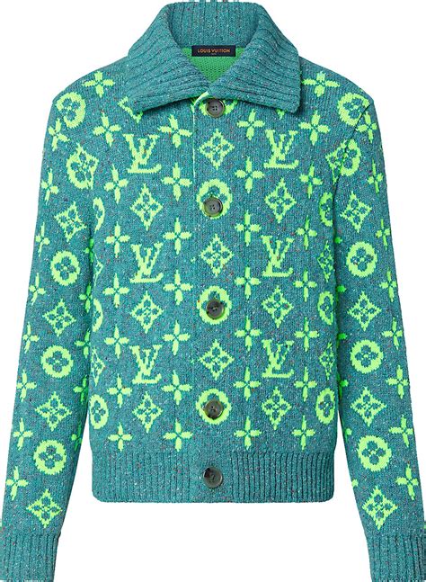 louis vuitton neon sweater